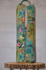 2er-Set Kissenbezug - Bolster & Halbmond- oder Meditationskissen (rund) "Ganesha"