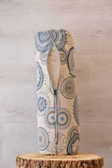 2er-Set Kissenbezug - Bolster & Halbmond- oder Meditationskissen (rund) "Deep Blue"