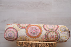 2er-Set Yogakissen (halbmond/rund) & Bolster mit Bio Dinkelspelzen "Relaxation"