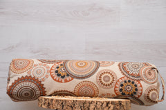 2er-Set Yogakissen (halbmond/rund) & Bolster mit Bio Dinkelspelzen "Harmony"