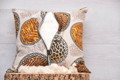 Mandalakissen "Wild Thing" mit Kapokfüllung