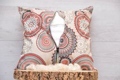 Mandalakissen "Fire Blossom" mit Kapokfüllung