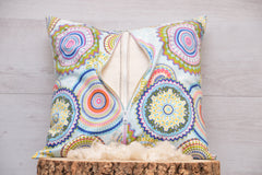 Mandalakissen "Sky Blue" mit Kapokfüllung