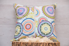 Mandalakissen "Sky Blue" mit Kapokfüllung