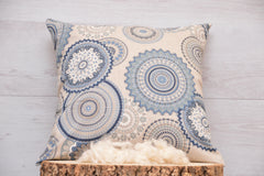 Mandalakissen "Deep Blue" mit Kapokfüllung