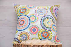 Mandalakissen "Sky Blue" mit Kapokfüllung