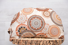 2er-Set Yogakissen (halbmond/rund) & Bolster mit Bio Dinkelspelzen "Harmony"