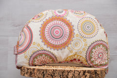 2er-Set Yogakissen (halbmond/rund) & Bolster mit Bio Dinkelspelzen "Relaxation"